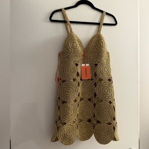 Simon Miller Beep Beep gold dress